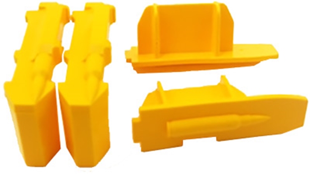 Picture of Elite Tactical Magazine Rrs Yellow Ar-15 Ets Mags Only 2-Pack