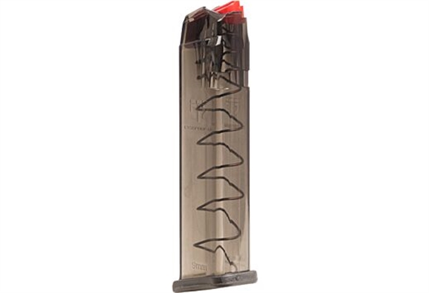 Picture of Ets Group Group Smkglk922 Pistol Mags Competition Legal 22Rd Extended 9Mm Luger Compatible W/ Glock 17 Smoke Polymer SMK-GLK-9-22 850016478481