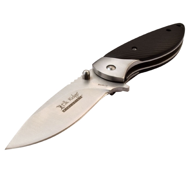 Picture of Elk Ridge Ere-Fdr006-Bk Folder 3.0 IN Blade G-10 Handle