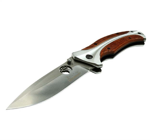 Picture of Elk Ridge Ere-Fdr011-Br Folder 3.7 IN Blade Pakkawood Handle