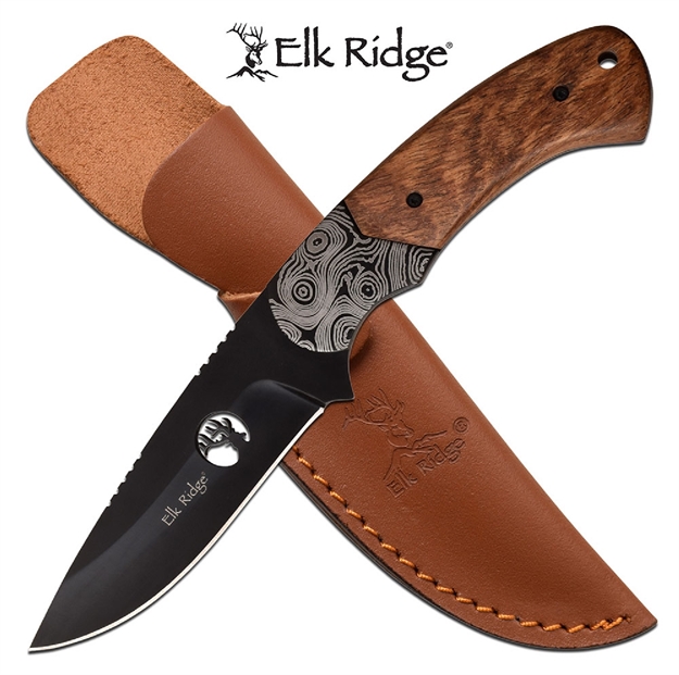 Picture of Elk Ridge Fixed 4.0 IN Blade Brown Pakkawood Handle