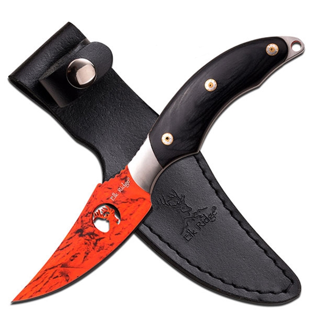 Picture of Elk Ridge Fixed Knife 8In - 3.5In SS Red Camo SS Bld W-Logo