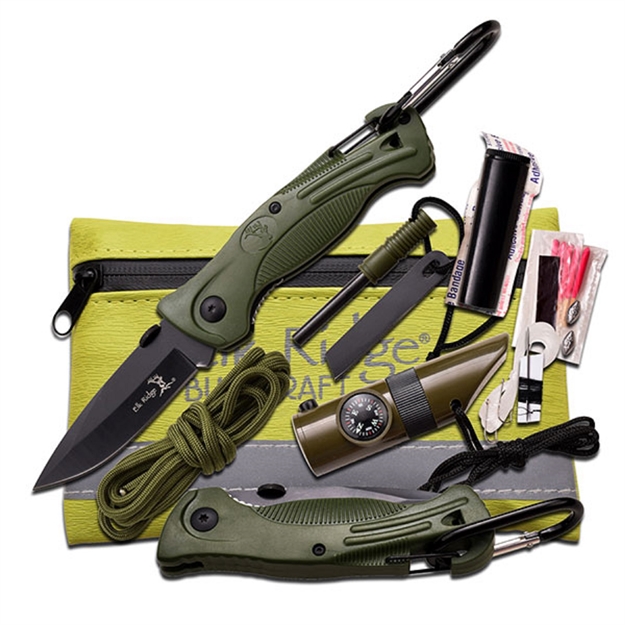 Picture of Elk Ridge Green Survival Kit 5In. X 4.25In.