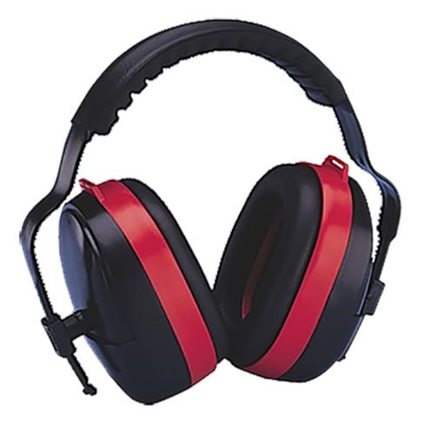 Picture of Elvex Corp En352 Maximuff Earmuff Nrr 28 DB Black/Red