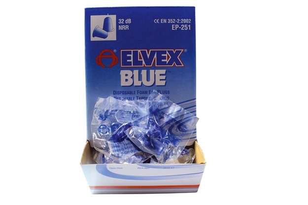 Picture of Elvex Corp Ep251 Foam Plug Earplugs Blue