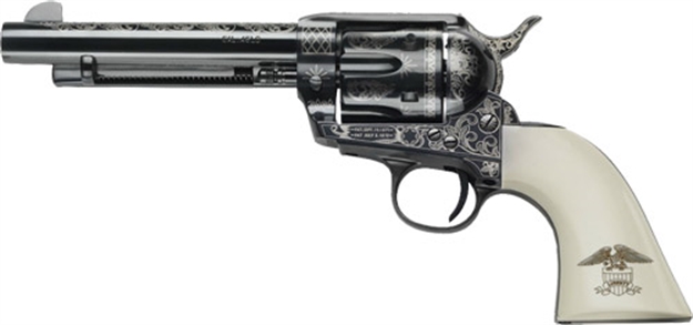 Picture of E.M.F Liberty .45Lc 5 1/2" Laser Engrv Blue Ivory Libert< W45LLE512NMUI