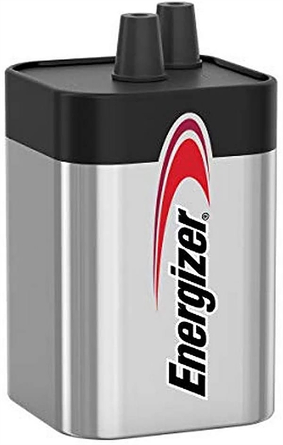 Picture of Energizer 5291D5 Lantern Battery  Black & Silver 6.0 Volts, 17,500 Mah 529-1
