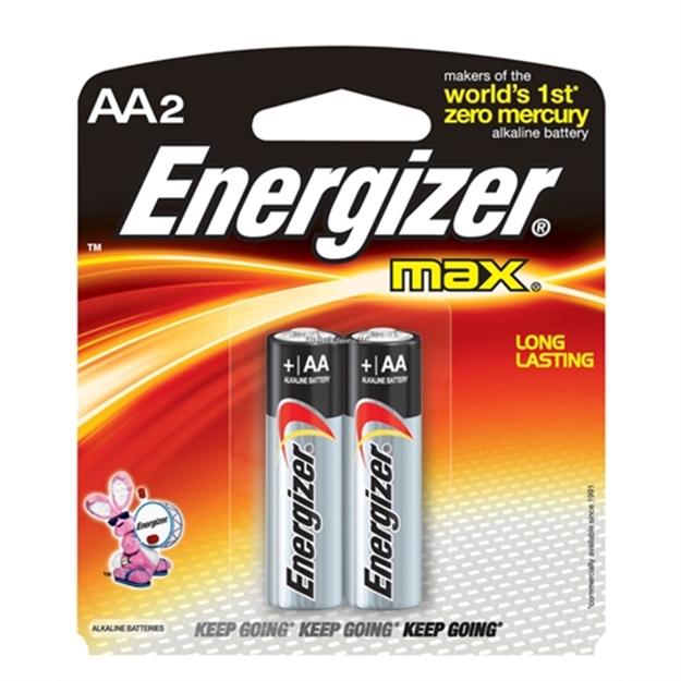 Picture of Energizer Max Alkaline AA Batteries 2Pk