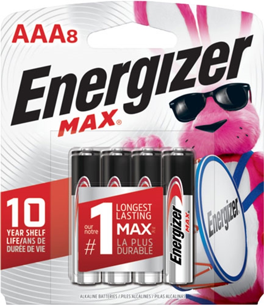 Picture of Energizer Max Batteries Aaa 8-Pack E92MP8