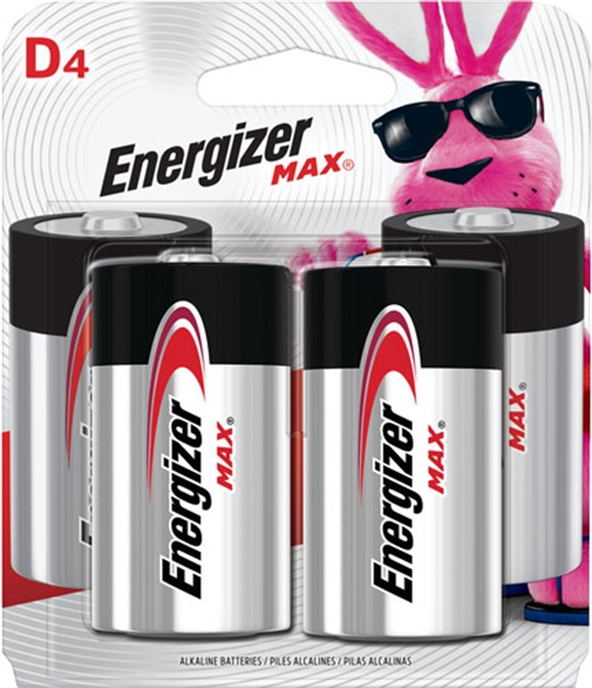 Picture of Energizer Max Batteries D 4-Pack E95BP4