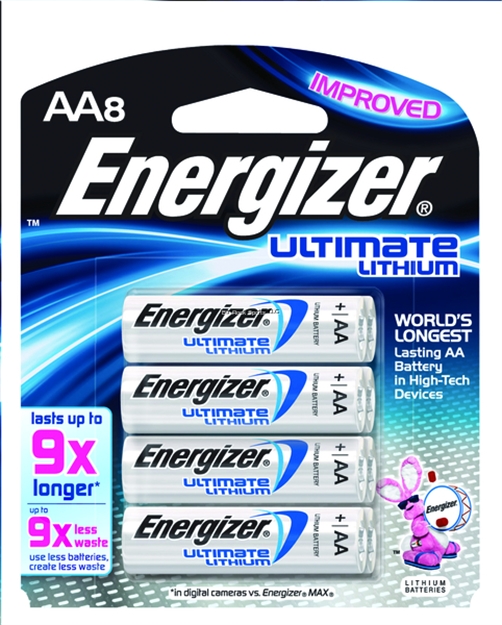 Picture of Energizer Ultimate Lithium Batteries AA 8Pk
