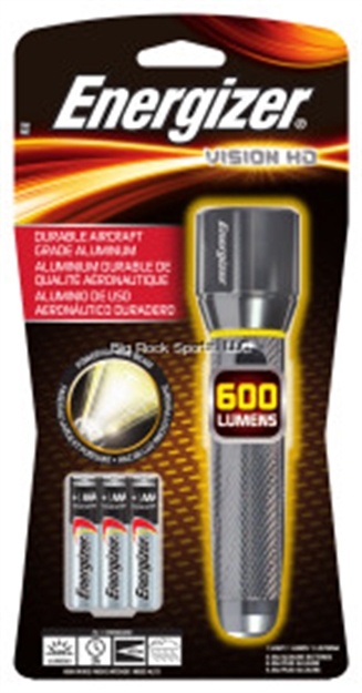 Picture of Energizer Vvision HD Flashlight 6Aaa Batteries 600 Lumens