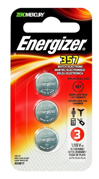 Picture of Energizer Watch Battery 357/303 3Pk