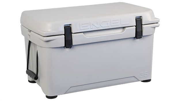 Picture of Engel 35 Deep Blue Cooler Light Gray Color