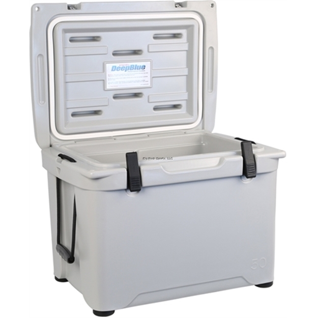 Picture of Engel 50 Deep Blue Cooler Light Gray Color