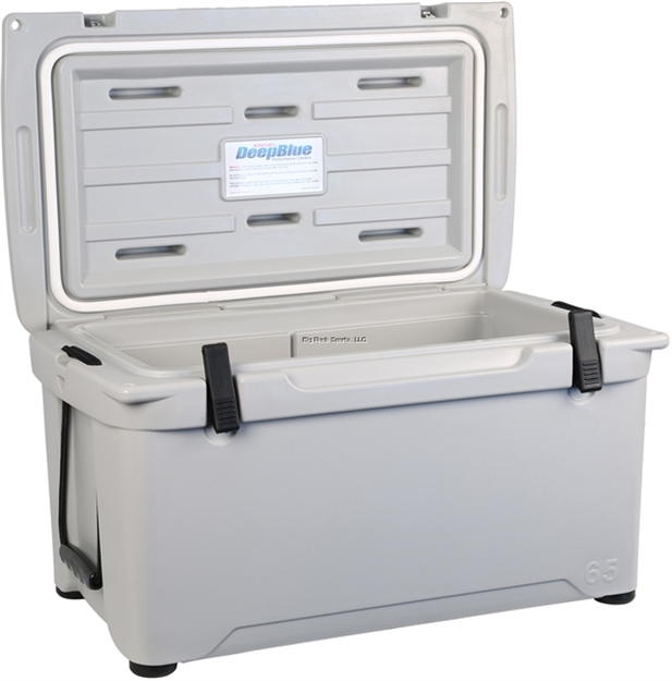 Picture of Engel 65 Deep Blue Cooler Light Gray Color