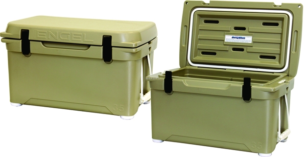 Picture of Engel Deep Blue Ice Box 35Qt Tan 25.5X14.8X15.1