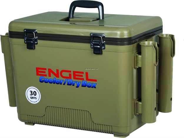 Picture of Engel Uc19t-Rh Ice/Dry Box 19Qt With Rod Holders Tan