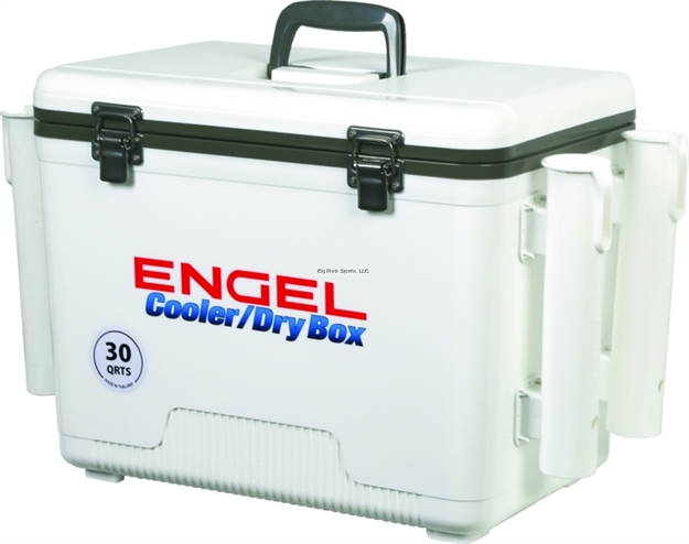 Picture of Engel Uc30-Rh Ice/Dry Box 30Qt With 4 Rod Holders White