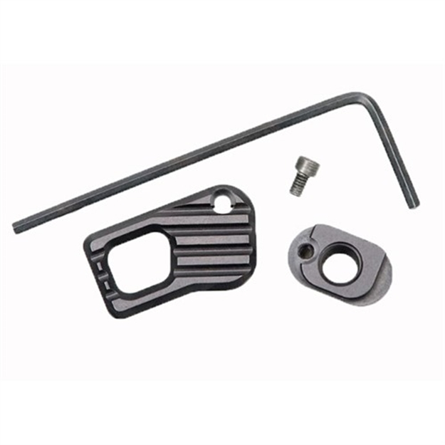 Picture of Battle Arms Development Bademmrlb Enhanced Magazine Release  Large Black Anodized 7075-T6 Aluminum For Ar-15, Ar-10 100-018-319