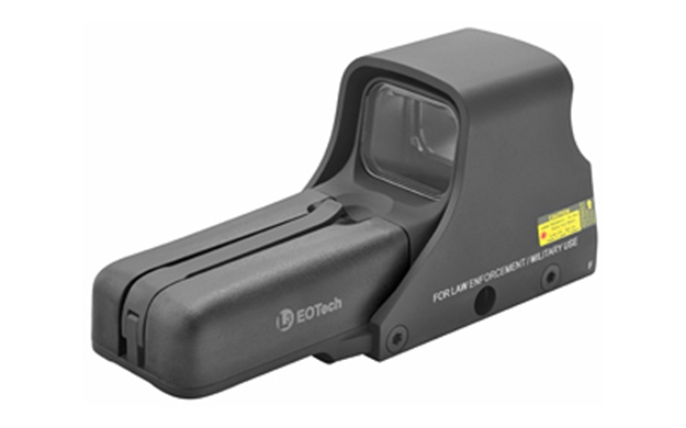 Picture of Eotech 552 Holographic Sight, 2 X AA Lithium/Alkaline Batt, 1X, 90 FT Fov, 1" Weaver Mount, NV Compatible 552.A65