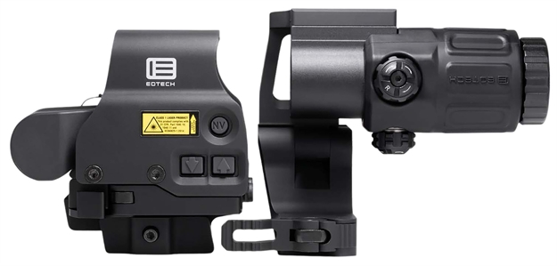 Picture of  Eotech Hhsstc Hhsstc Exps & G33 Magnifier Matte Black 1X/3X 1.20" X 0.85" 1 Moa Red Dot/68 Moa Ring