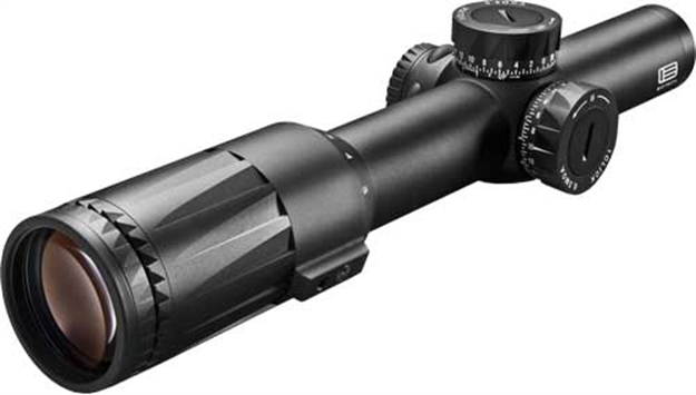 Picture of  Eotech Vdu110ffle5 Vudu Ffp Black Hardcoat Anodized 1-10X 28Mm 34Mm Tube Illuminated Red Le-5 Mrad Reticle Features Throw Lever 672294110194