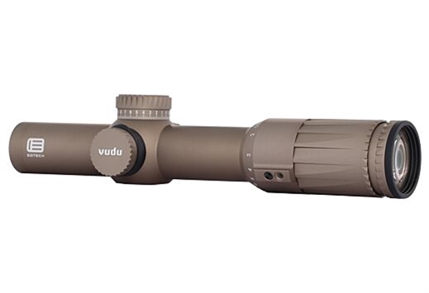 Picture of  Eotech Vdu110ffsr4tan Vudu  Tan 1-10X28mm 34Mm Tube, 1 Moa Illuminated Red Sr4 Moa Reticle