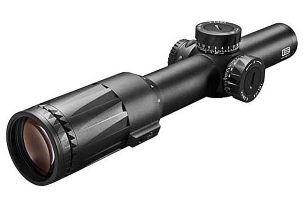 Picture of  Eotech Vdu110ffsr5 Vudu  Black Hardcoat Anodized 1-10X 28Mm 34Mm Tube Illuminated Red Sr5 Mrad Reticle Features Throw Lever