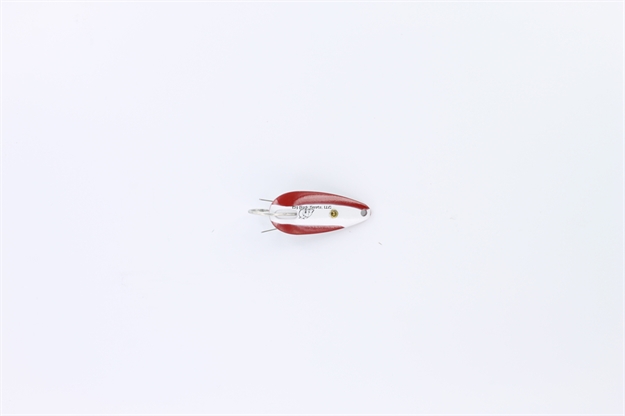 Picture of Eppinger Dardevle Midget Weedless Spoon, 1 3/8", 3/16 Oz, Red/White Stripe, Nickel Back