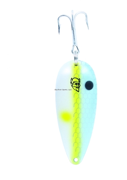 Picture of Eppinger Dardevlet Spoon, 2 7/8", 3/4 Oz, Hot Shad, Nickel Back