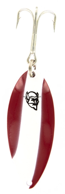 Picture of Eppinger Devle Dog Pup Spoon 1/4Oz. Red/White Stripe