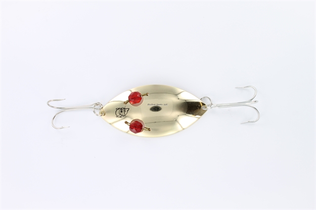 Picture of Eppinger Red Eye Wiggler Spoon, 3", 1 Oz, Brass