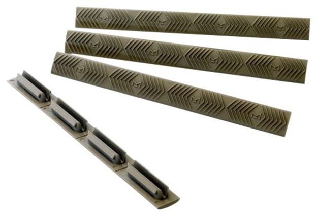 Picture of  Ergo 4332Od Wedgelok Slot Cover  OD Green Rubber, 7 Slot Low Profile W/Aggressive Texture 4 Per Pack