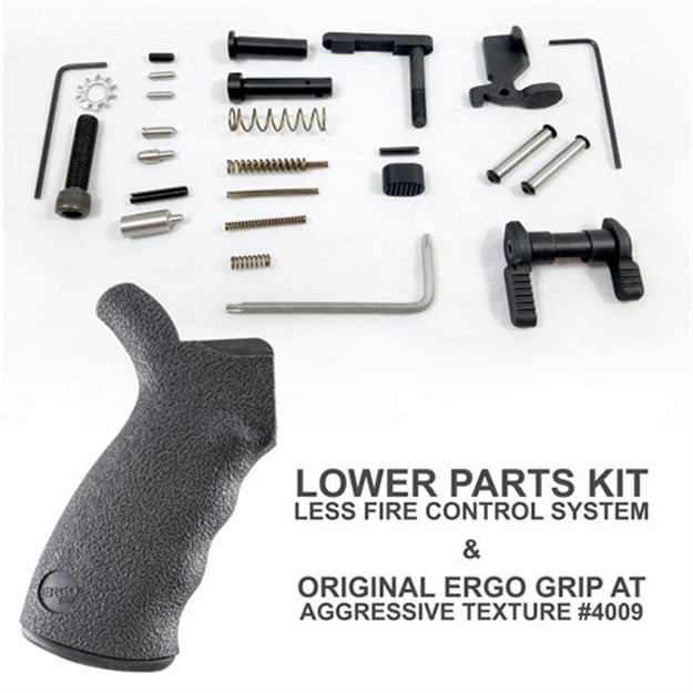 Picture of Ergo Ar-15 Enhanced Lower Parts Kit W/O Fire Control Group, With 4009-Bk 4979