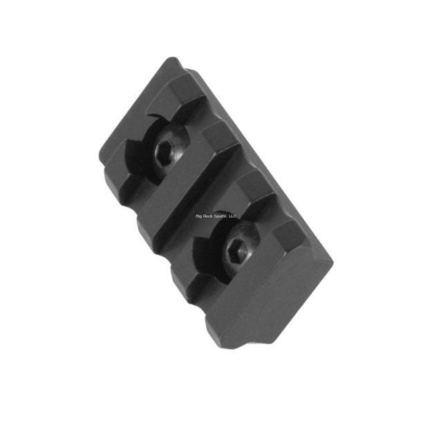 Picture of Ergo M-Lok 4-Slot Aluminum Ump Picatinny Rail, 2 Mounting Holes, Black