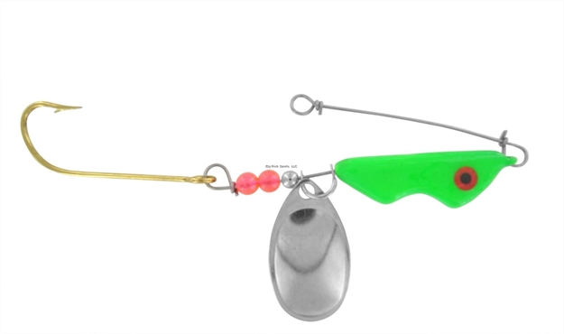 Picture of Erie Dearie Original Spinner, 3/4Oz Flourescent Green