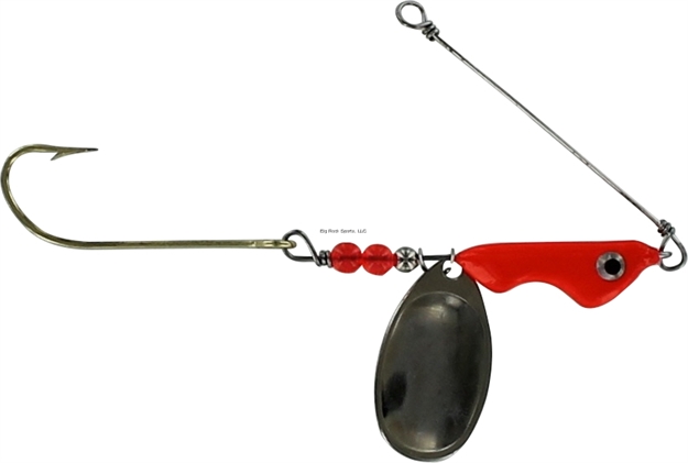 Picture of Erie Dearie Original Spinner, 3/4Oz, Flourescent Red