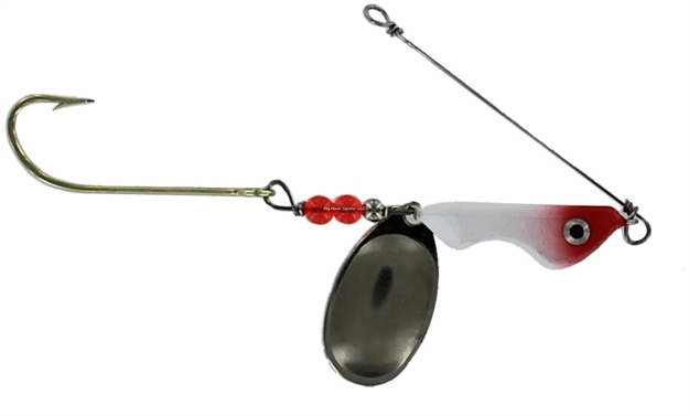 Picture of Erie Dearie Original Spinner, 3/4Oz, Red/White