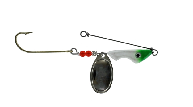 Picture of Erie Dearie Original Spinner, 3/8Oz, Green/White