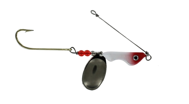 Picture of Erie Dearie Original Spinner, 5/8Oz, Red/White