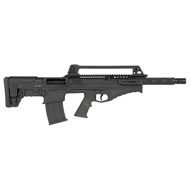 Picture of Escort Bts12, Semi-Auto, 12Ga, 3", 18" Bbl, Blk, Synthetic, Bullpup, 2X5 Rnd Mag, 3 Chokes, Adj Open Sight/Carry Handle