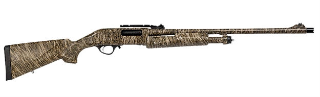 Picture of  Escort Hefh4126trbl Field Hunter Turkey Full Size 410 Gauge Pump 3" 4+1 26" Mossy Oak Bottomland Steel Barrel, Grooved Aluminum Receiver, Fixed Mossy Oak Bottomland Synthetic Stock, Right Hand