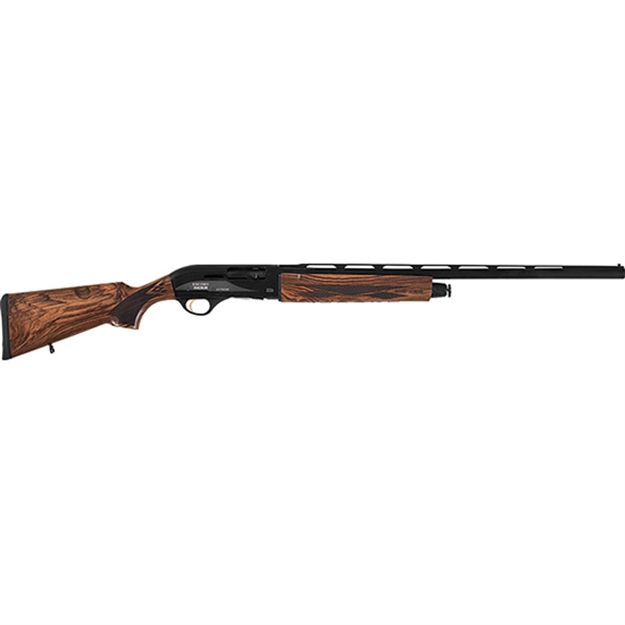 Picture of  Escort Hesp122805w1 Supreme  Full Size 12 Gauge Semi-Auto 3" 4+1 28" Gloss Black Vent Rib Barrel, Black Anodized Grooved Aluminum Receiver, Fixed Turkish Walnut Stock, Right Hand 817461014435