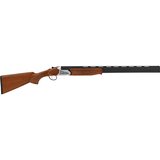 Picture of Escort Optima D12 O/U Shotgun, 12 Ga, 3", 28" Bbl, Walnut Stock, Blued, Chrome Finish Receiver, Extractor, Mc5 Chokes, 2-Rnd HEOD12280502 817461014886