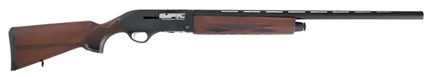 Picture of  Escort Heas202805w2 WS  Full Size 20 Gauge Semi-Auto 3" 4+1 28" Black Chrome Vent Rib Barrel, Black Anodized Grooved Aluminum Receiver, Adjustable Turkish Walnut Stock