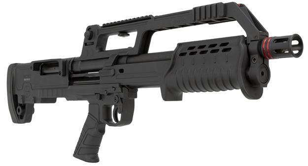 Picture of  Escort Hebp20180001  Bulltac 20 Gauge Pump 3" 5+1 18" Black Steel Barrel, Black Picatinny Rail Aluminum/Polymer Receiver, Bullpup W/Pistol Grip Synthetic Stock