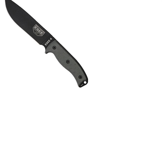 Picture of Esee 6 Fixed 5.75 IN Black Blade Micarta Handle