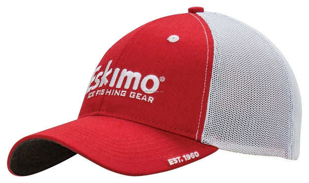 Picture of Eskimo Cap Red White Stretch Fit M/L