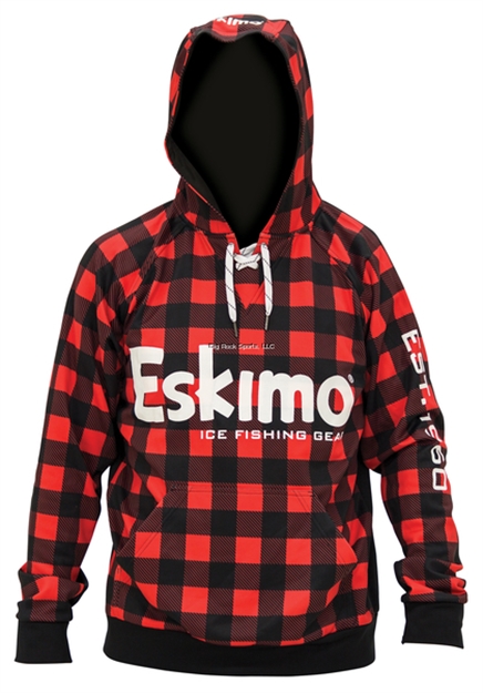 Picture of Eskimo Hoodie Plaid Red/Blk Lace 2Xl